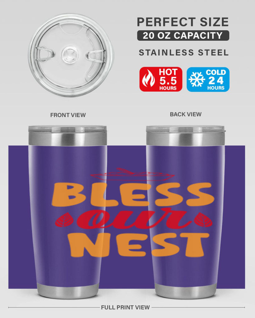 Bless our nest 54#- spring- Tumbler