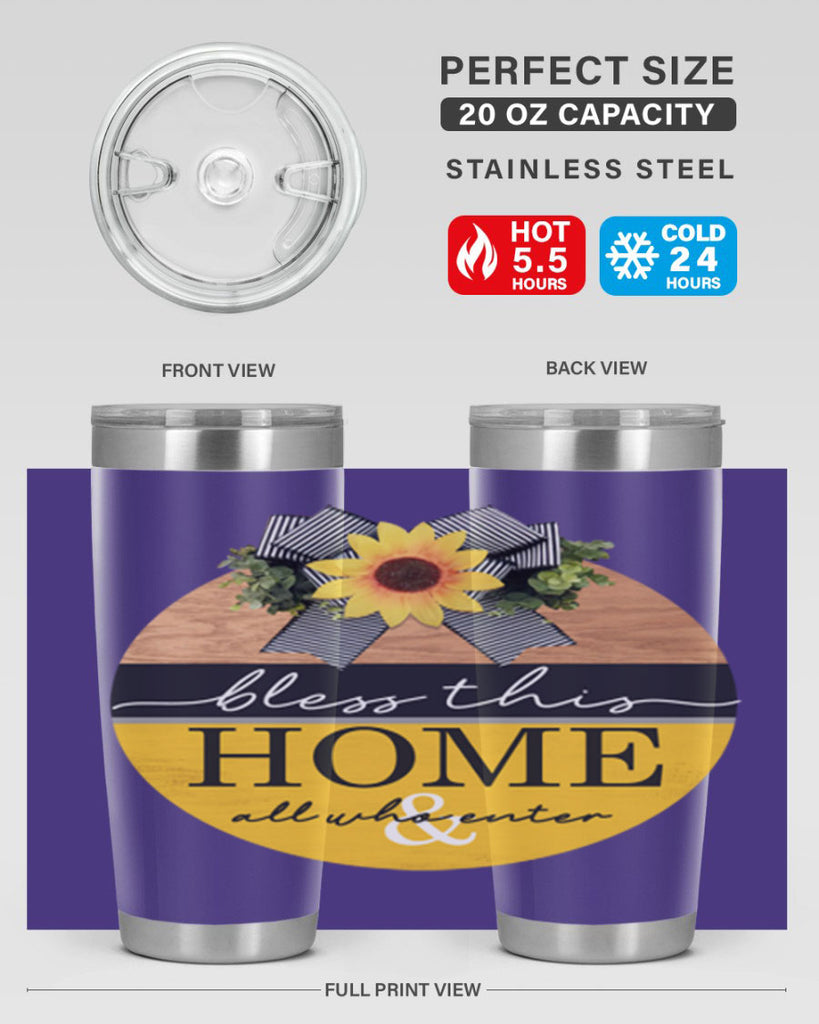 Bless this Home and all Mockup56#- spring- Tumbler