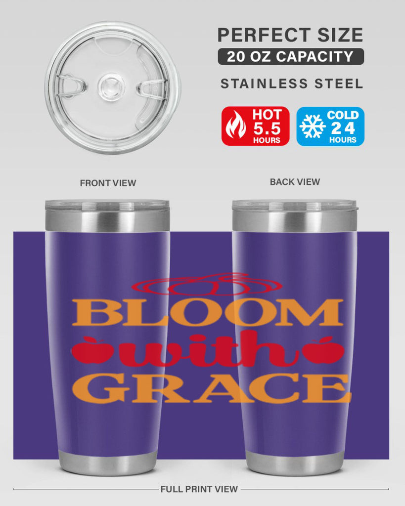Bloom with grace 82#- spring- Tumbler