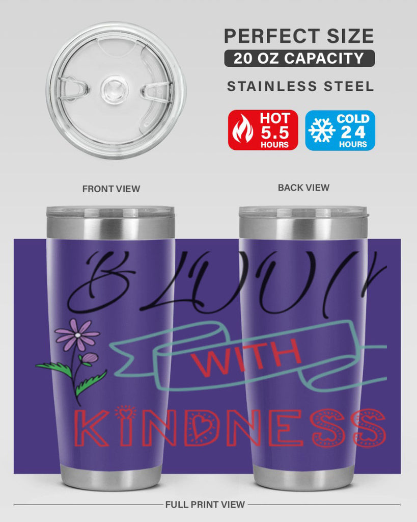 Bloom with kindness  91#- spring- Tumbler