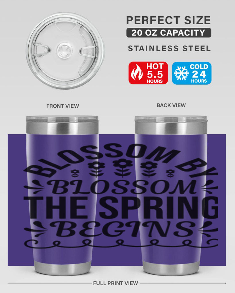 Blossom by blossom the spring 93#- spring- Tumbler
