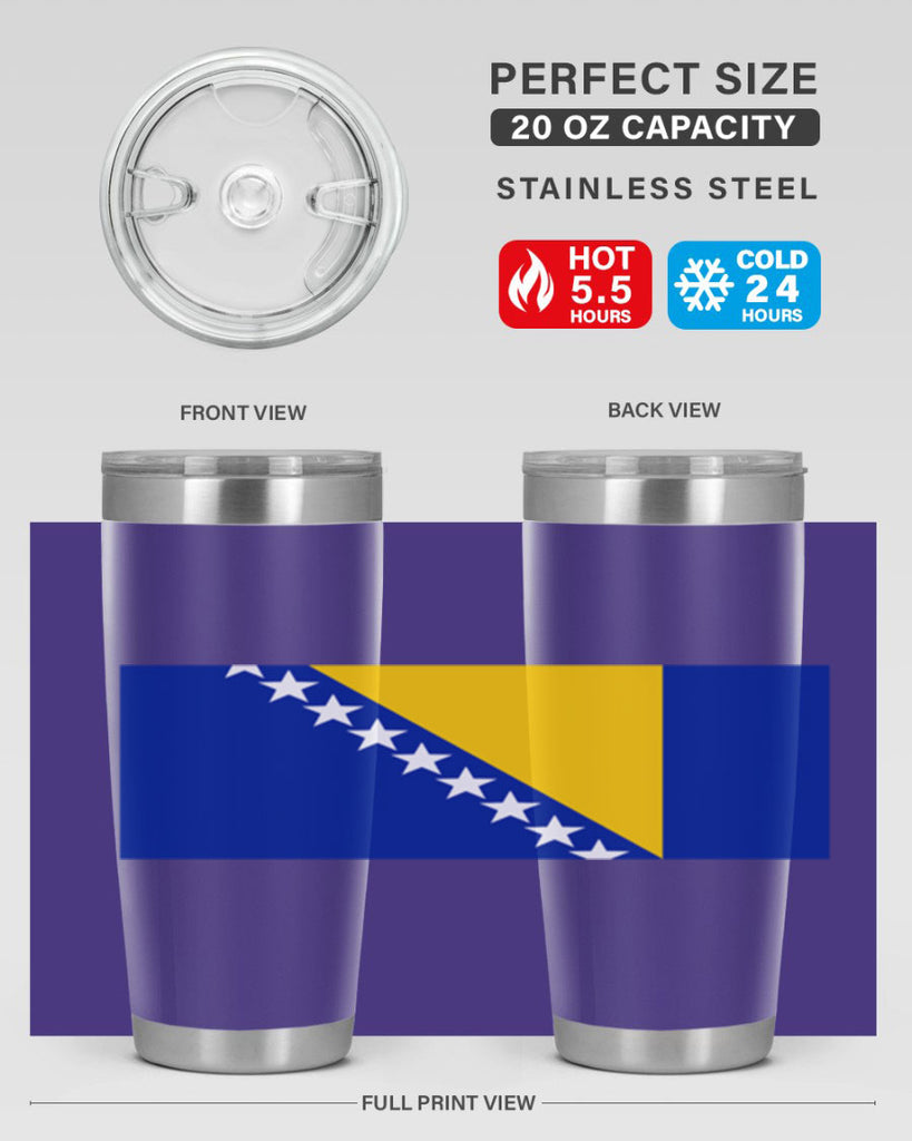 Bosnia and Herzegovina 176#- world flags- Tumbler
