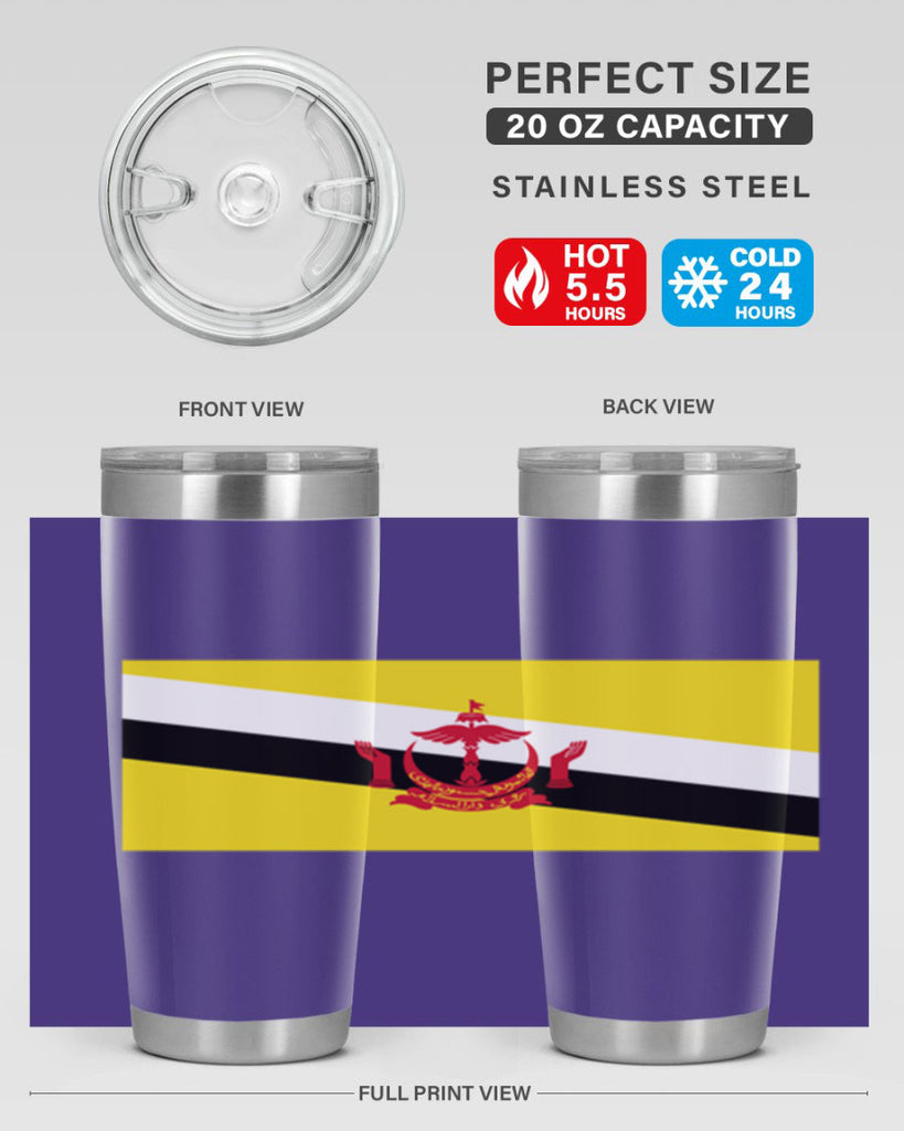 Brunei 173#- world flags- Tumbler