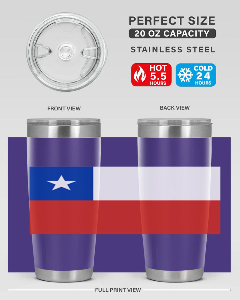 Chile 163#- world flags- Tumbler