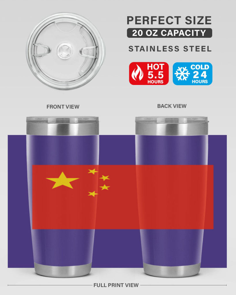 China 162#- world flags- Tumbler