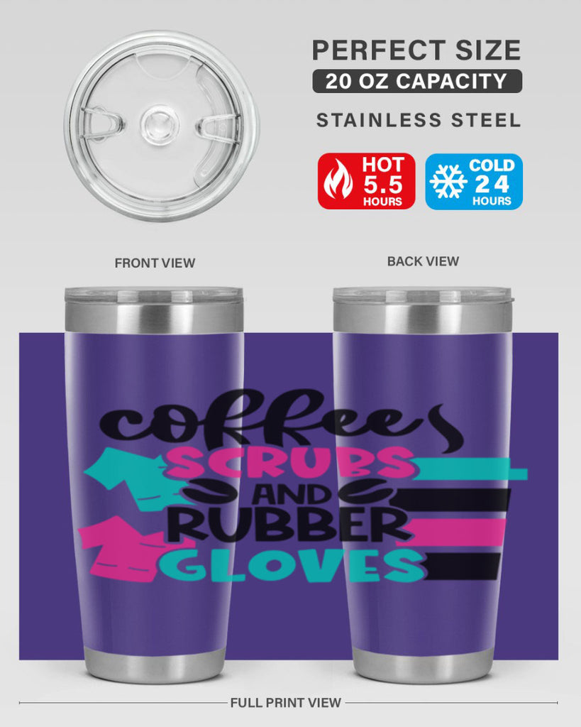Coffee Scrubs And Rubber Gloves Style Style 209#- nurse- tumbler