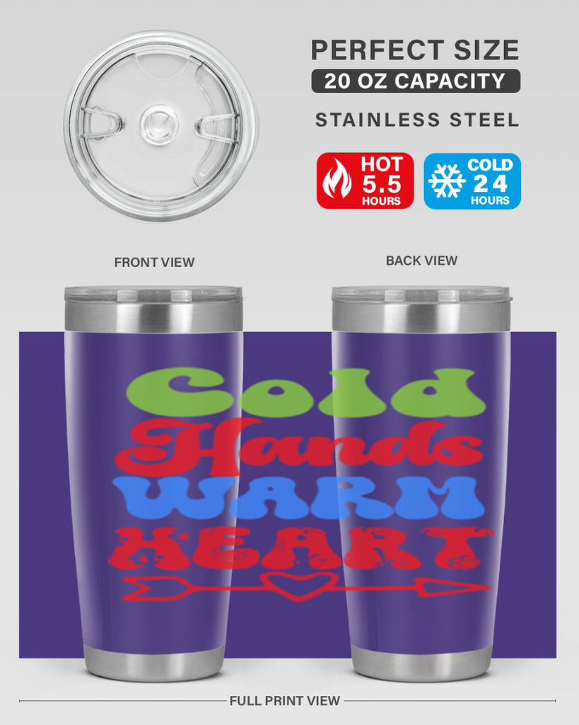 Cold hands warm heart 52#- winter- Tumbler