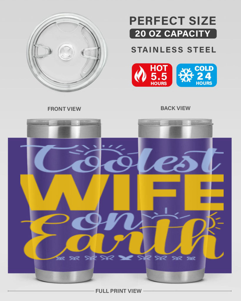 Coolest wife on earth62#- winter- Tumbler