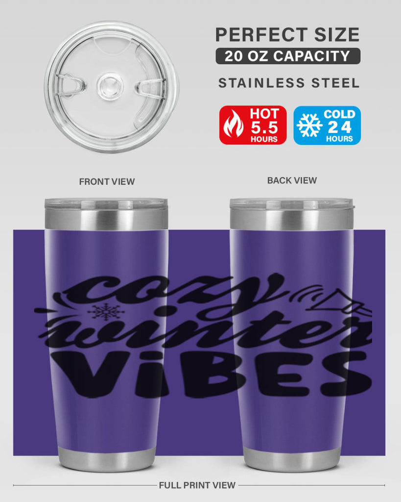 Cozy Winter Vibes 67#- winter- Tumbler