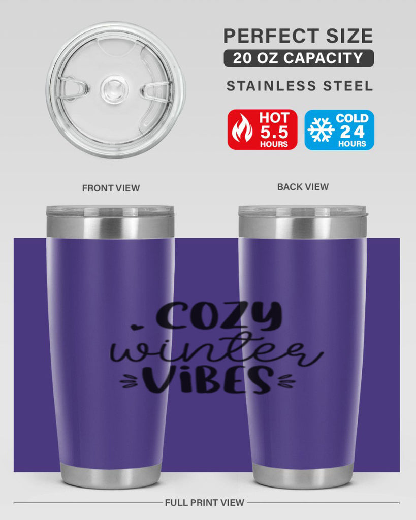 Cozy Winter Vibes 69#- winter- Tumbler