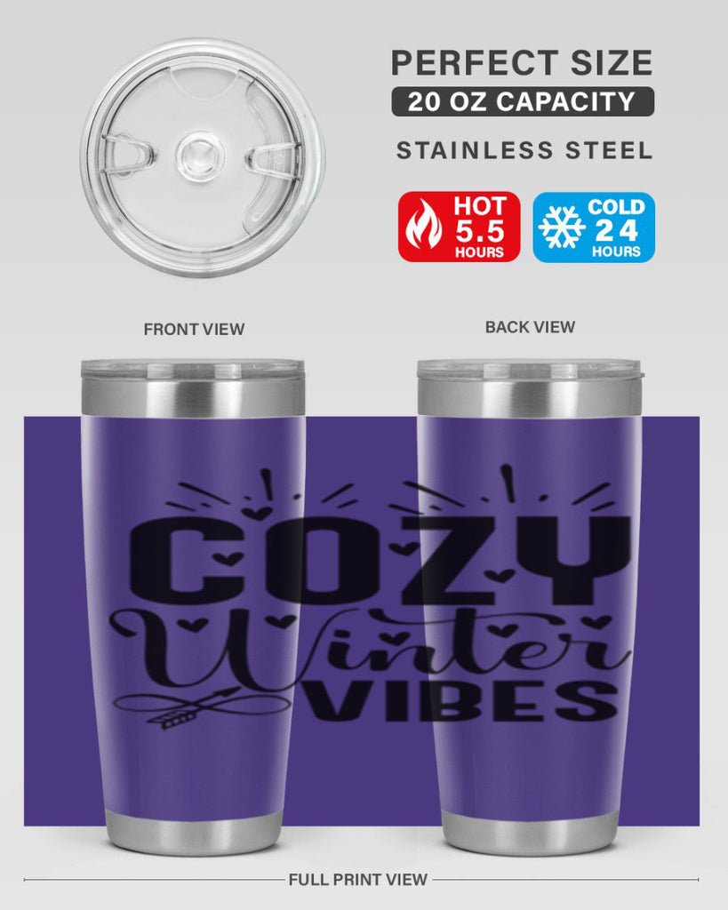 Cozy Winter Vibes 70#- winter- Tumbler