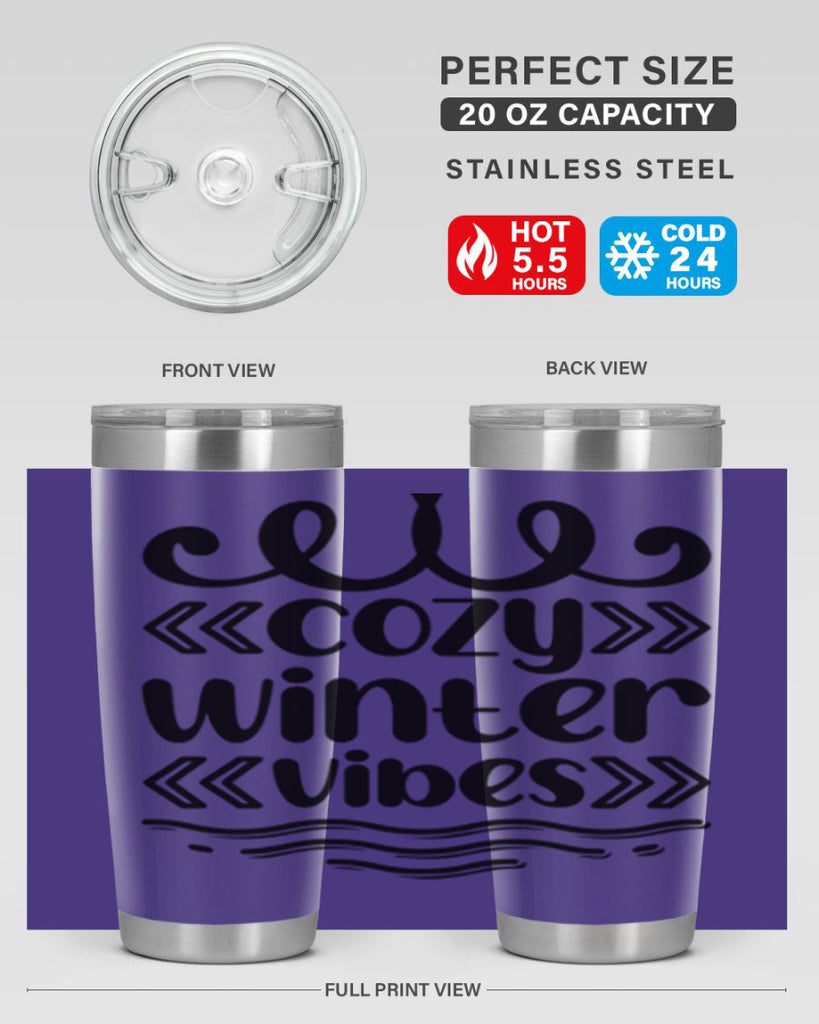 Cozy Winter Vibes 80#- winter- Tumbler