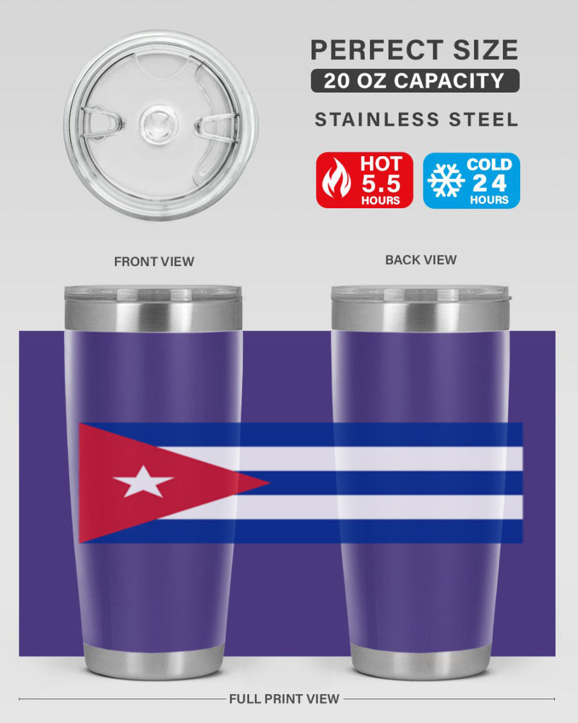 Cuba 154#- world flags- Tumbler