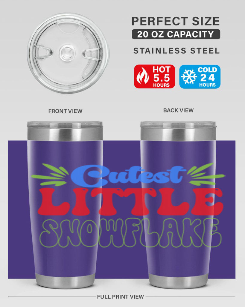 Cutest little snowflake 89#- winter- Tumbler