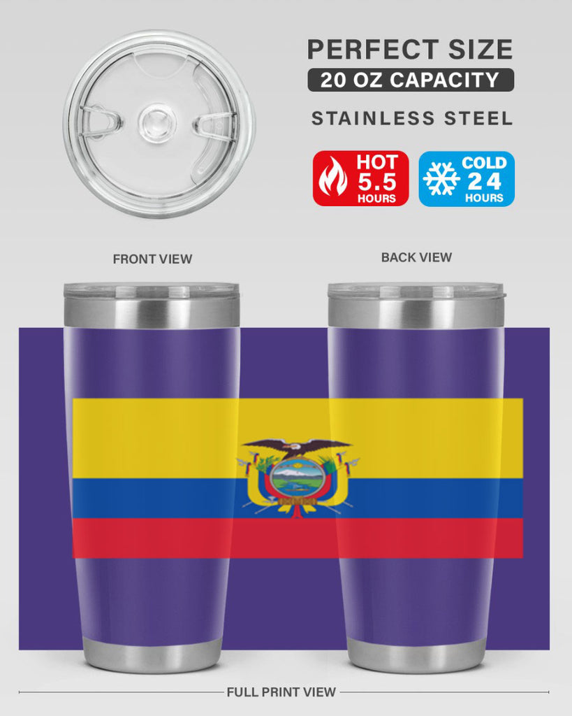 Ecuador 147#- world flags- Tumbler