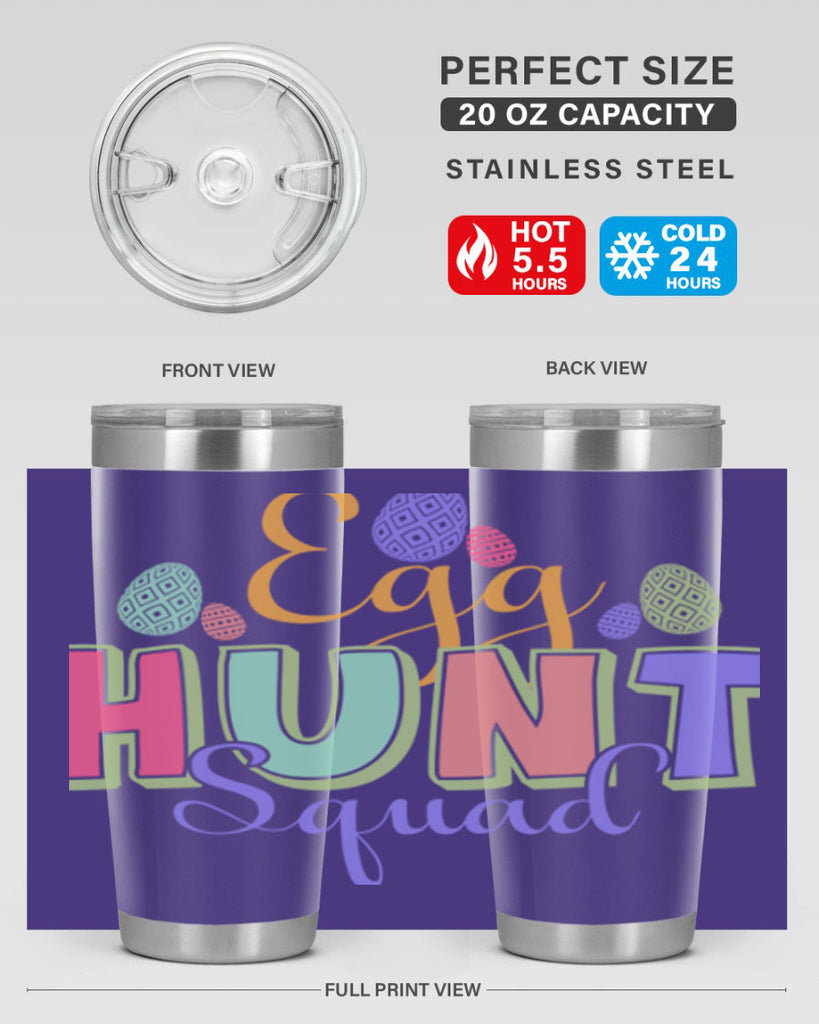 Egg hunt squad130#- spring- Tumbler