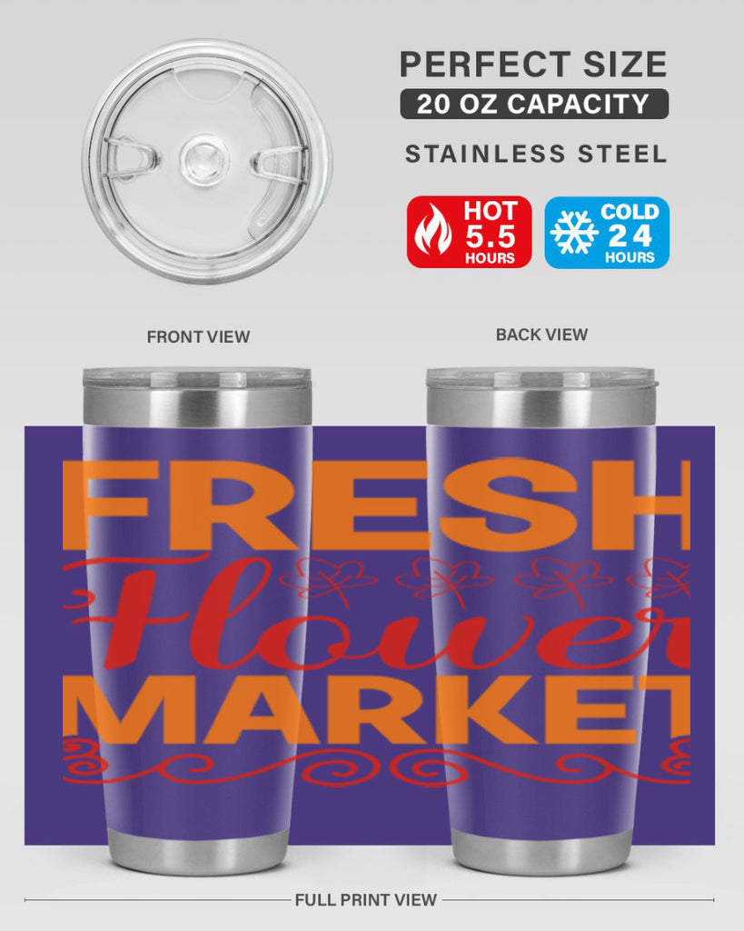 Fresh flower market 143#- spring- Tumbler
