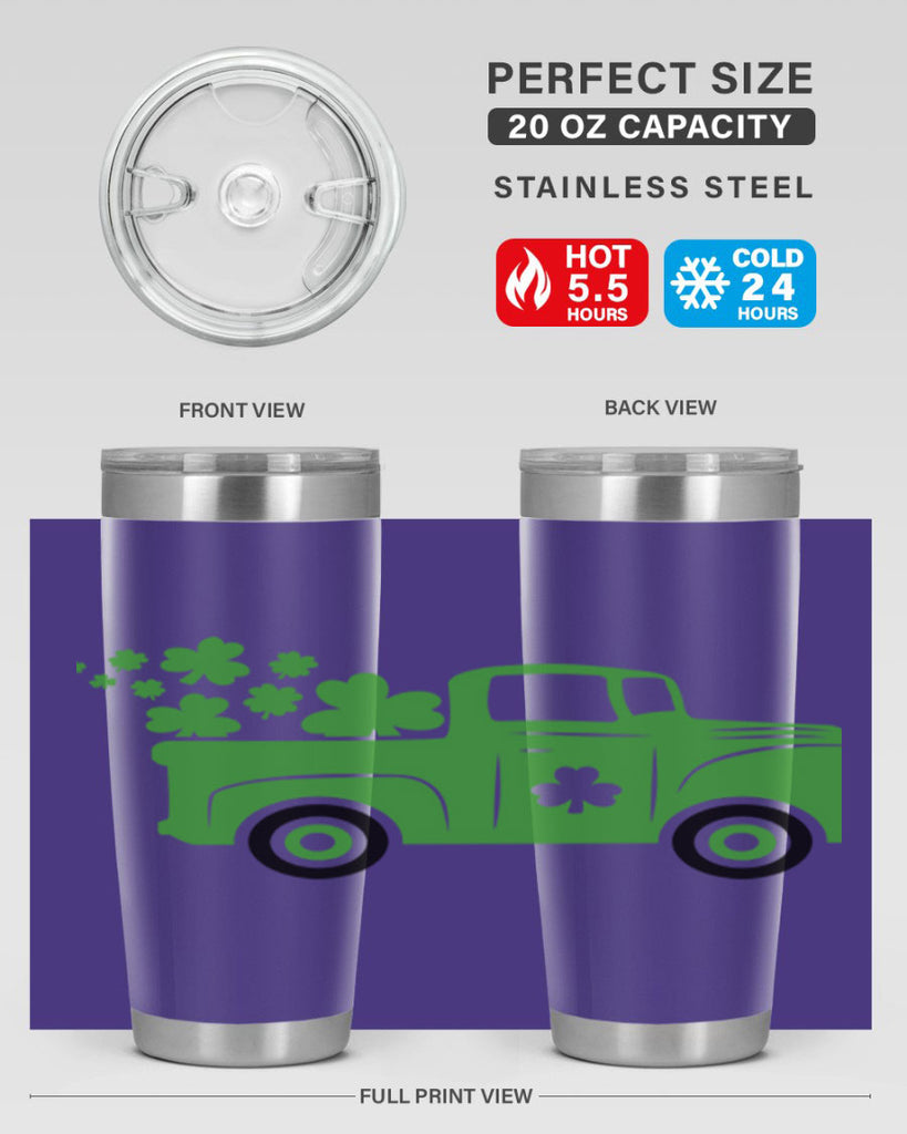 Green Truck Style 97#- St Patricks Day- Tumbler