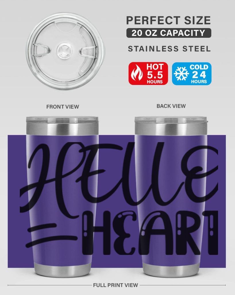 HELLO HEART  220#- spring- Tumbler