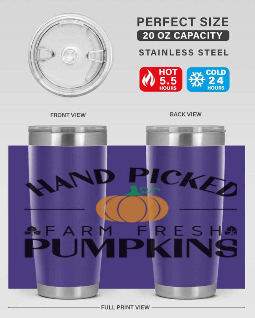 Hand Picked Farm Fresh Pumpkins 215#- fall- Tumbler