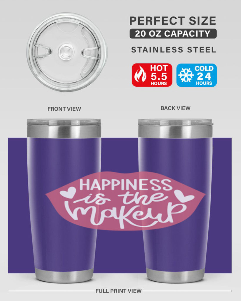 Happiness is the Makeup Style 92#- make up- Tumbler