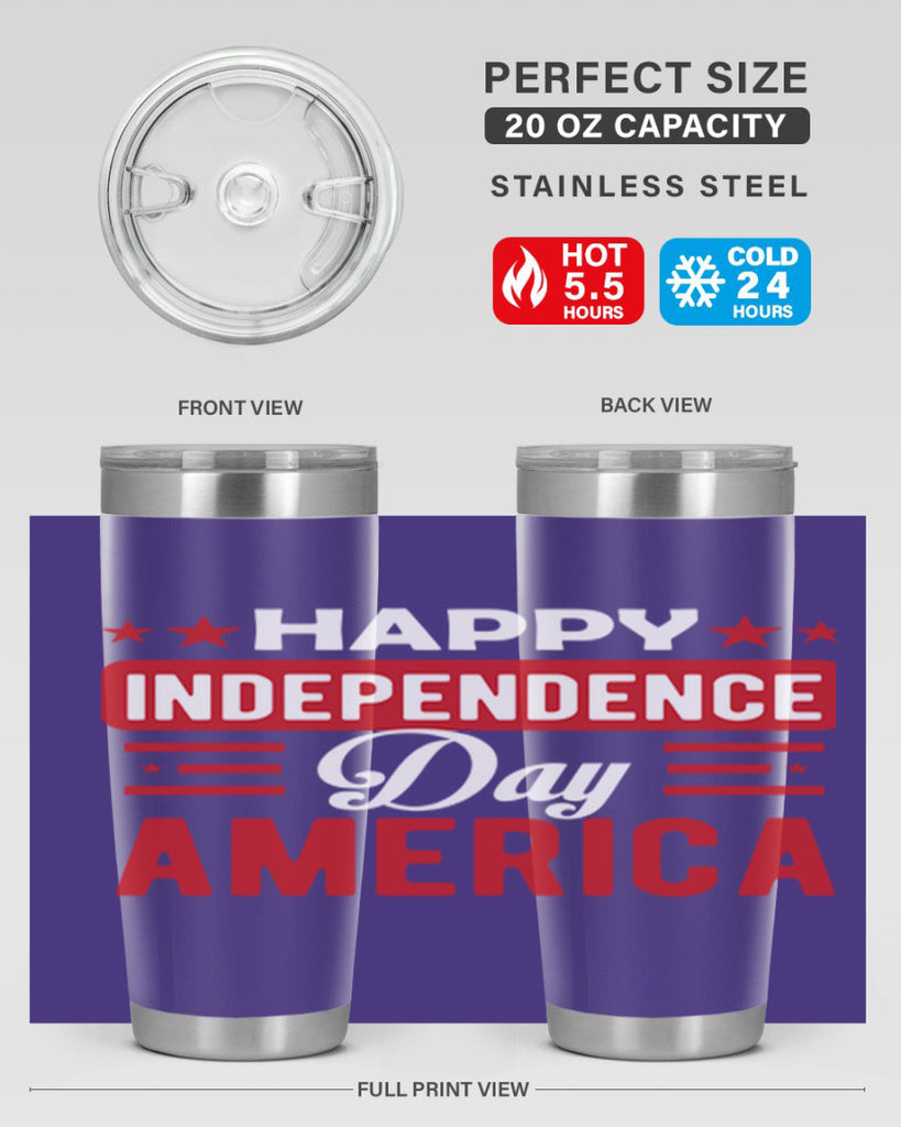 Happy independece day America Style 103#- Fourt Of July- Tumbler