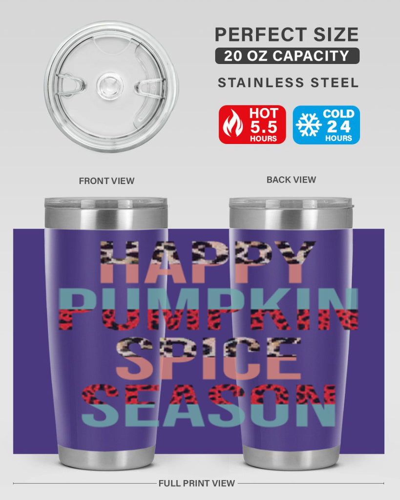 Happy pumpkin spice season 242#- fall- Tumbler