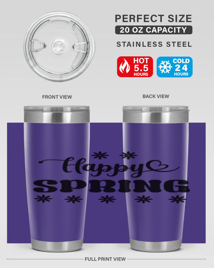Happy spring  178#- spring- Tumbler