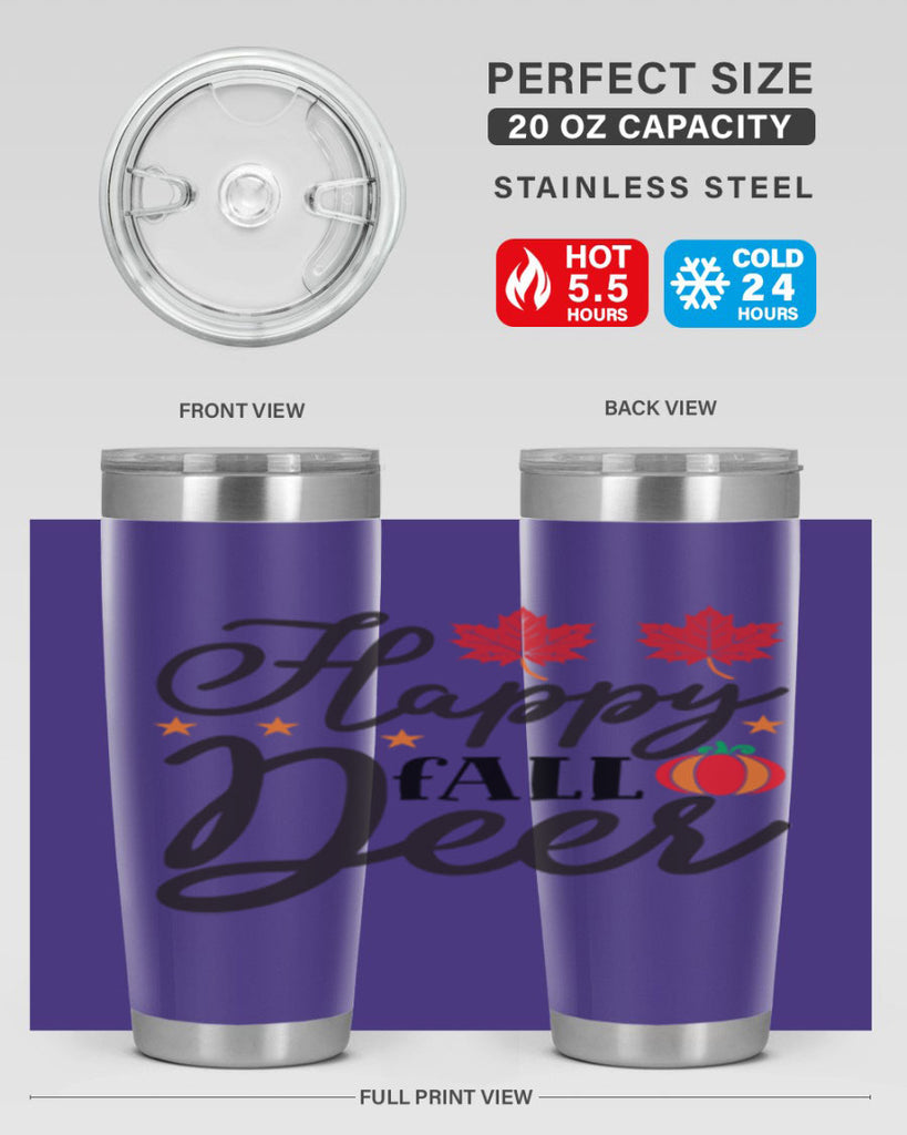 Happyfalldeer 254#- fall- Tumbler