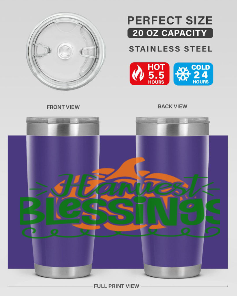 Harvest Blessings 265#- fall- Tumbler
