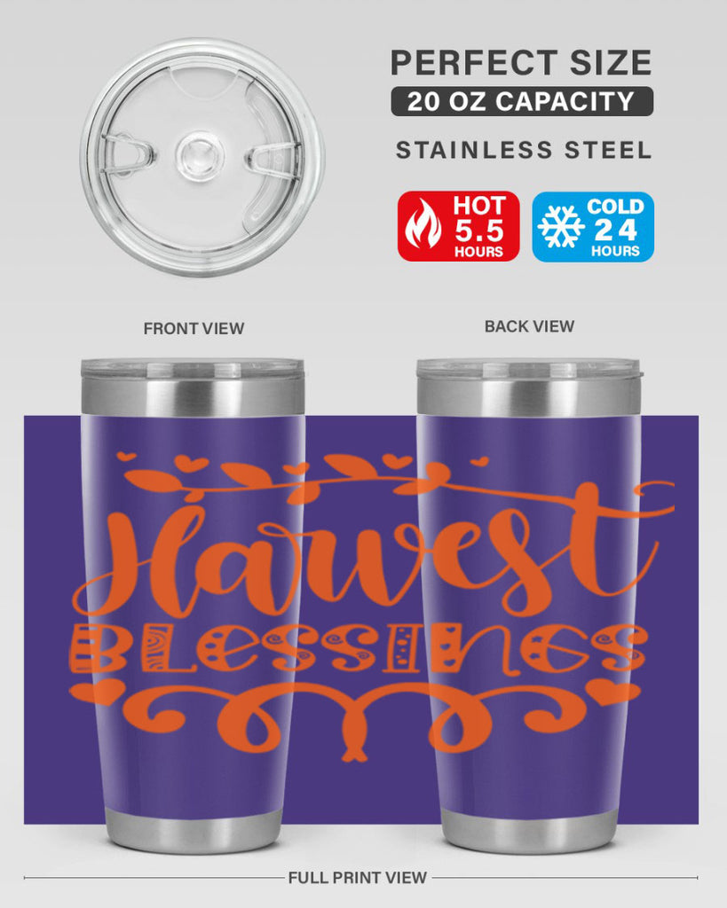 Harvest Blessings 266#- fall- Tumbler