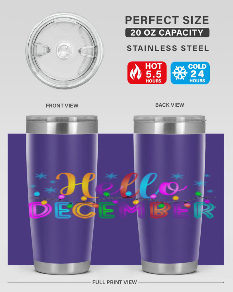 Hello December Winter 177#- winter- Tumbler