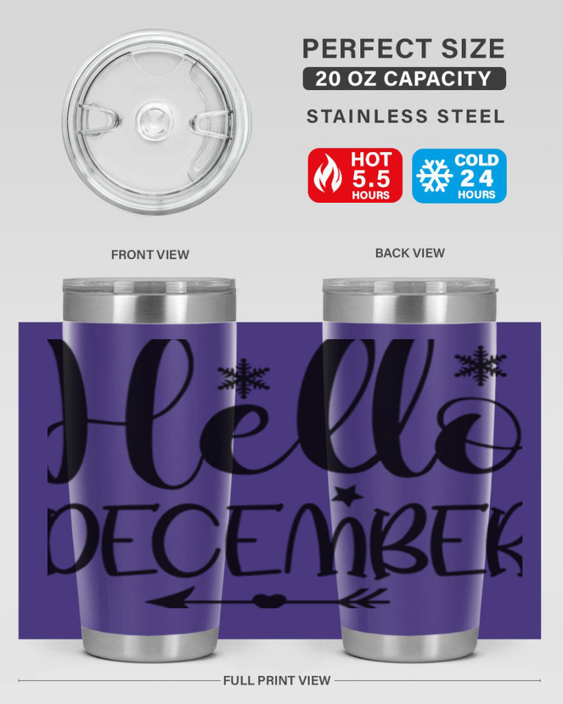 Hello December161#- winter- Tumbler