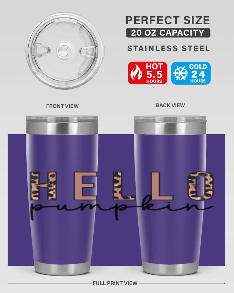 Hello Pumpkin Fall 291#- fall- Tumbler