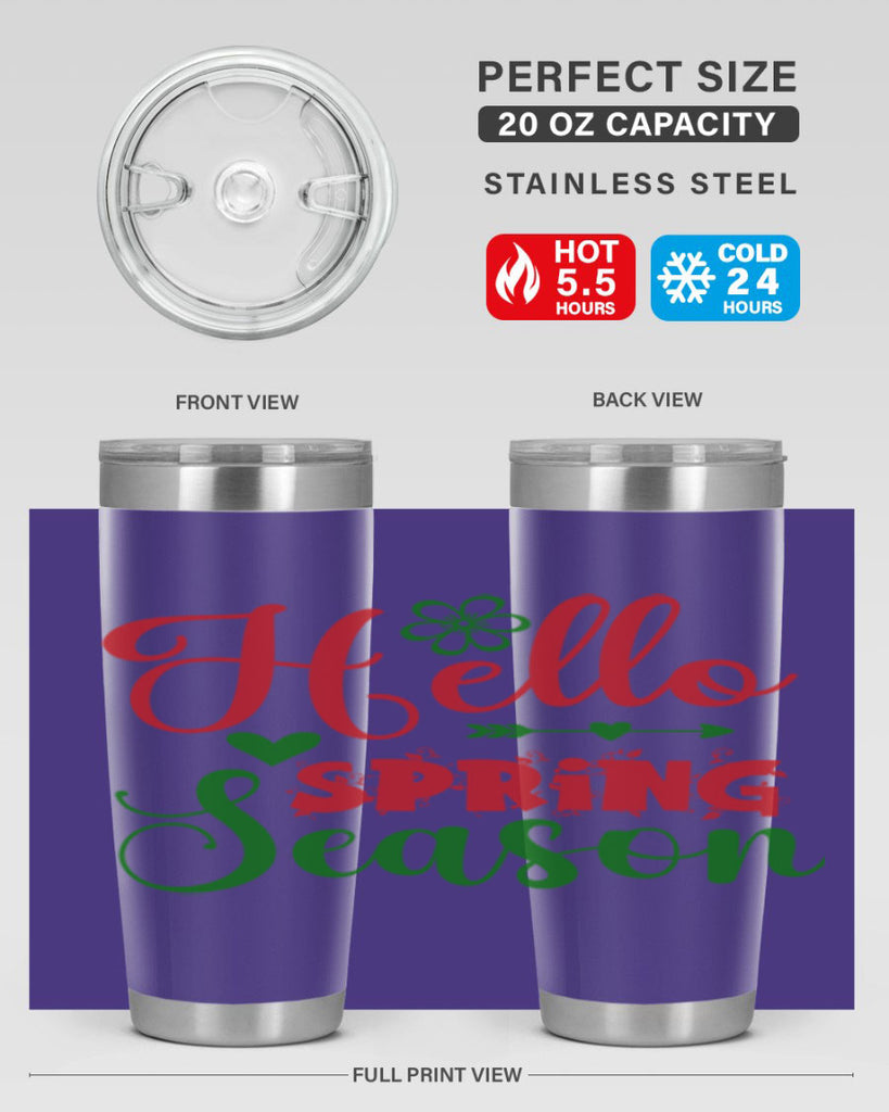 Hello Spring Season 224#- spring- Tumbler