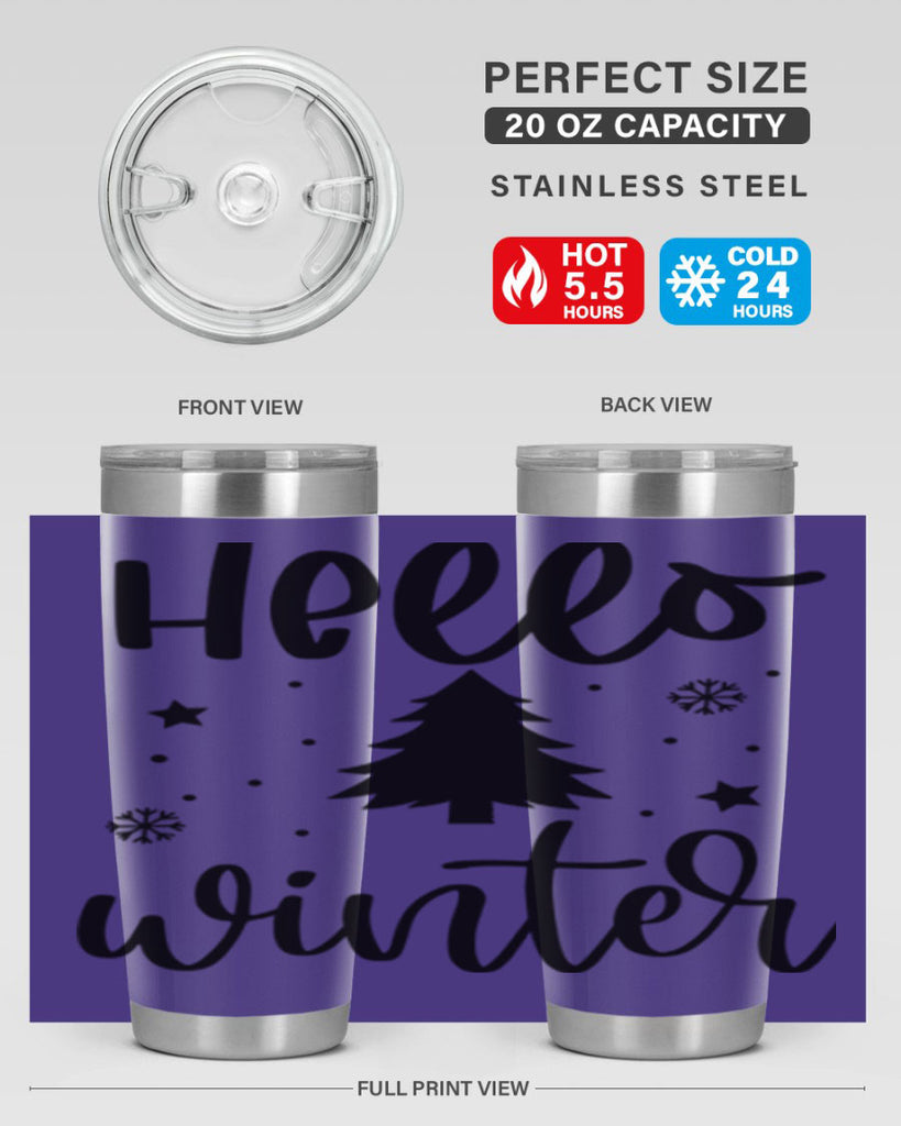Hello Winter 162#- winter- Tumbler
