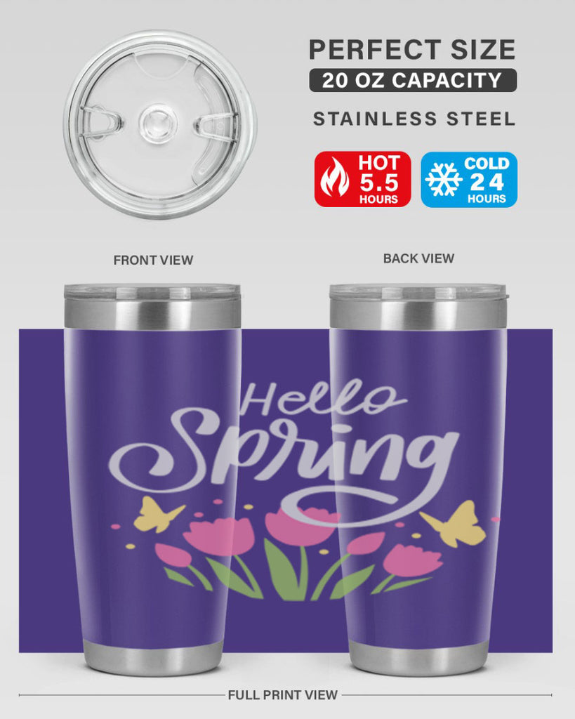 Hello spring214#- spring- Tumbler