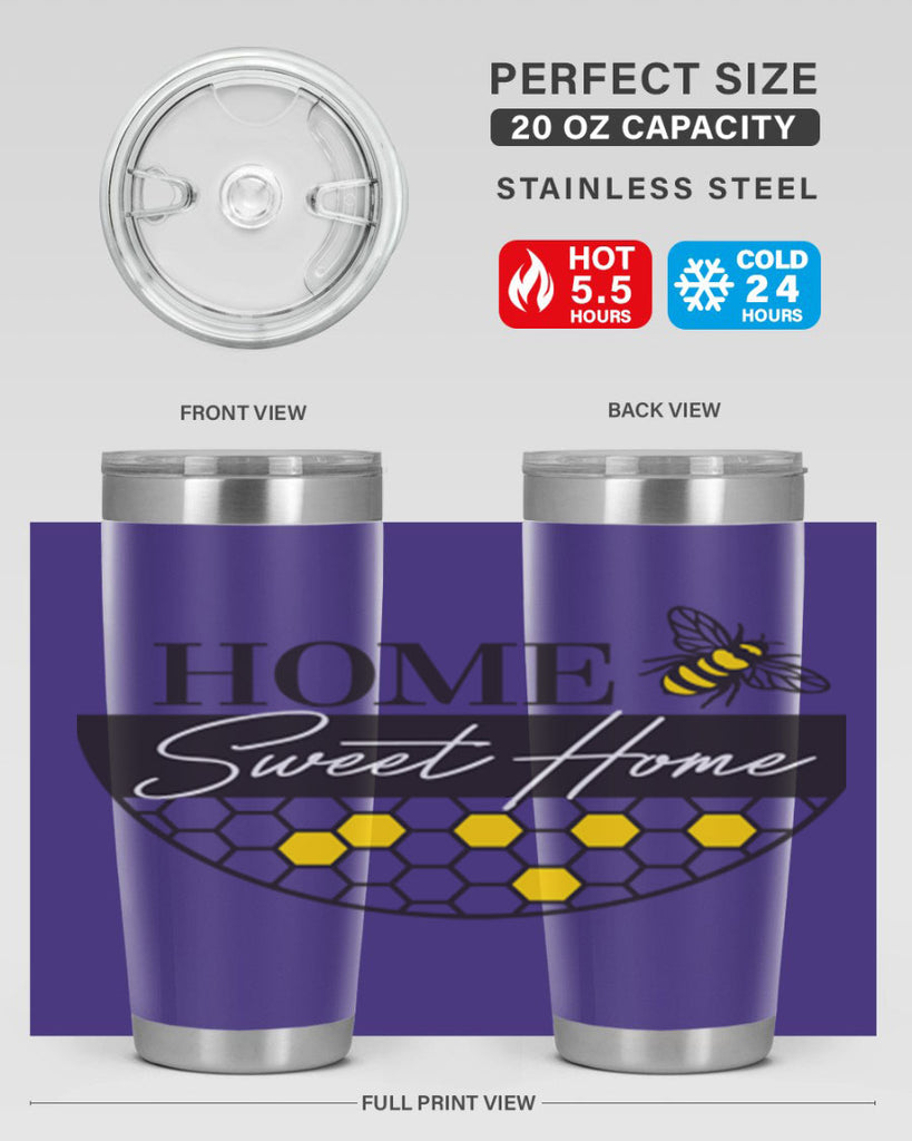 Home Sweet home bee and hive244#- spring- Tumbler