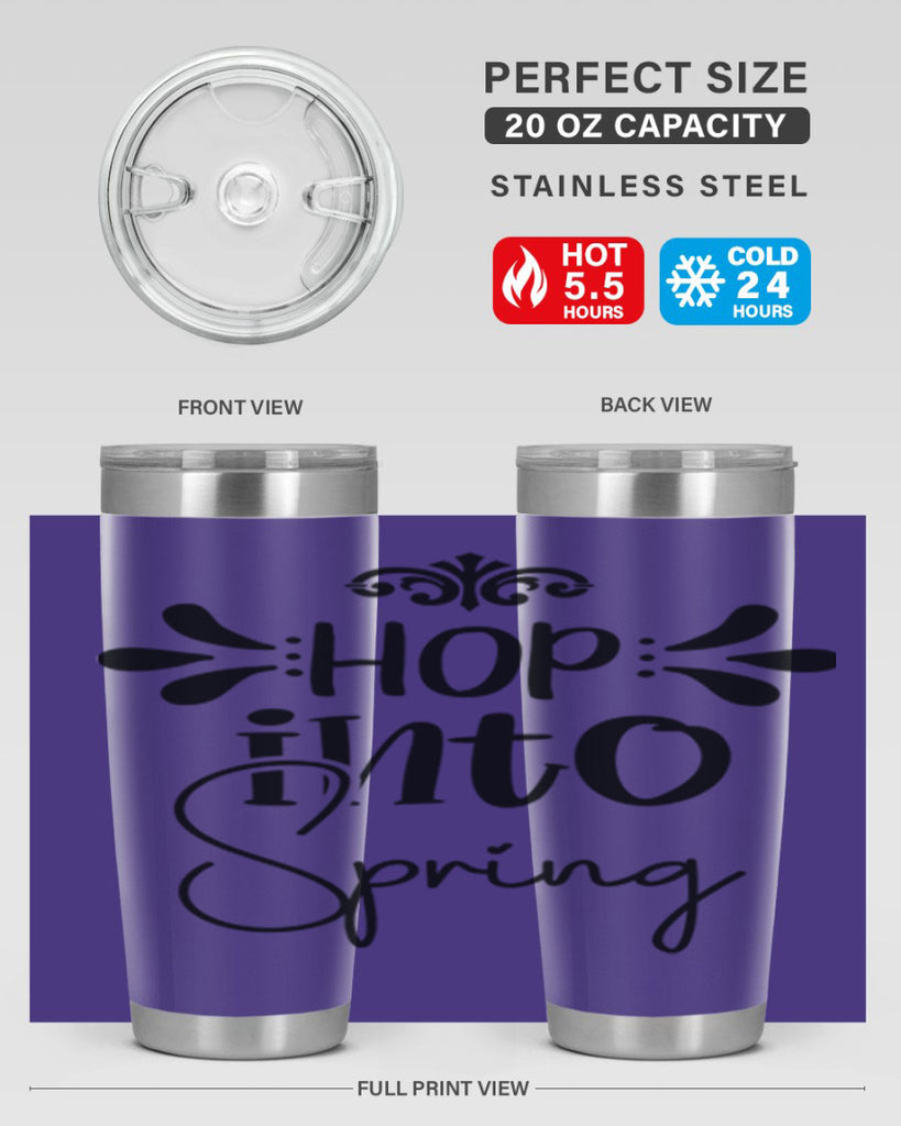 Hop into Spring 247#- spring- Tumbler