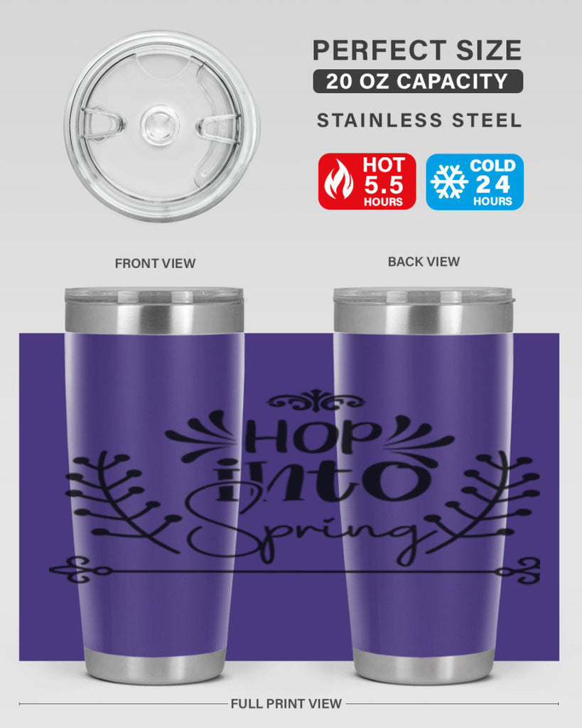 Hop into Spring 248#- spring- Tumbler