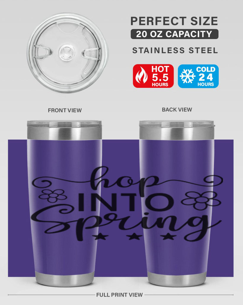 Hop into spring  252#- spring- Tumbler