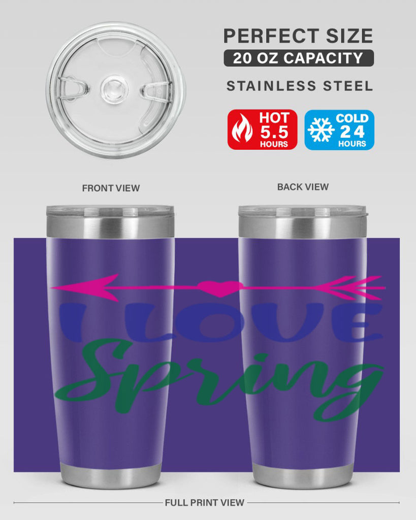 I Love Spring 272#- spring- Tumbler