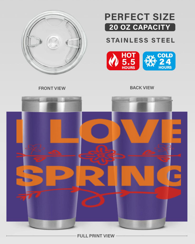 I love spring 271#- spring- Tumbler