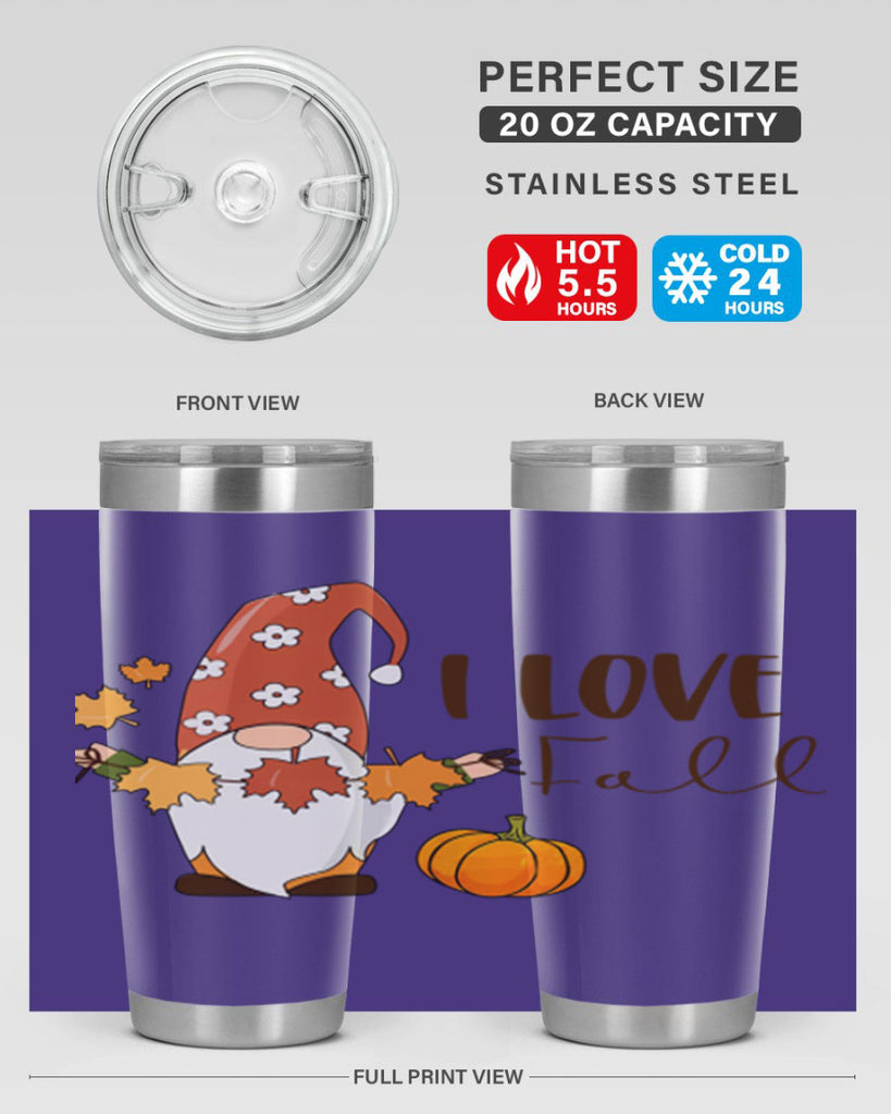 ILoveFallGnome 344#- fall- Tumbler