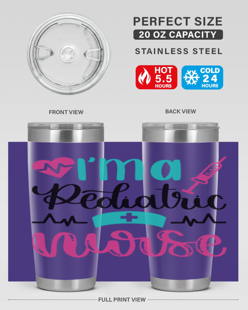 Im A Pediatric Nurse Style Style 155#- nurse- tumbler