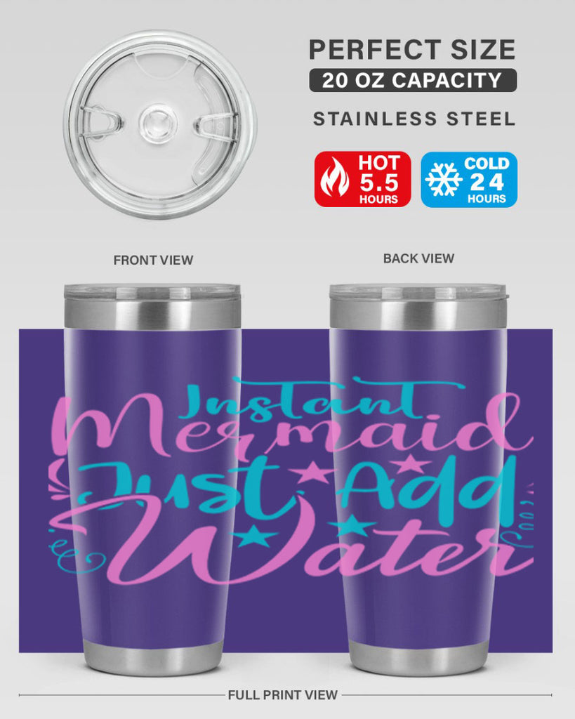 Instant Mermaid Just Add Water 271#- mermaid- Tumbler