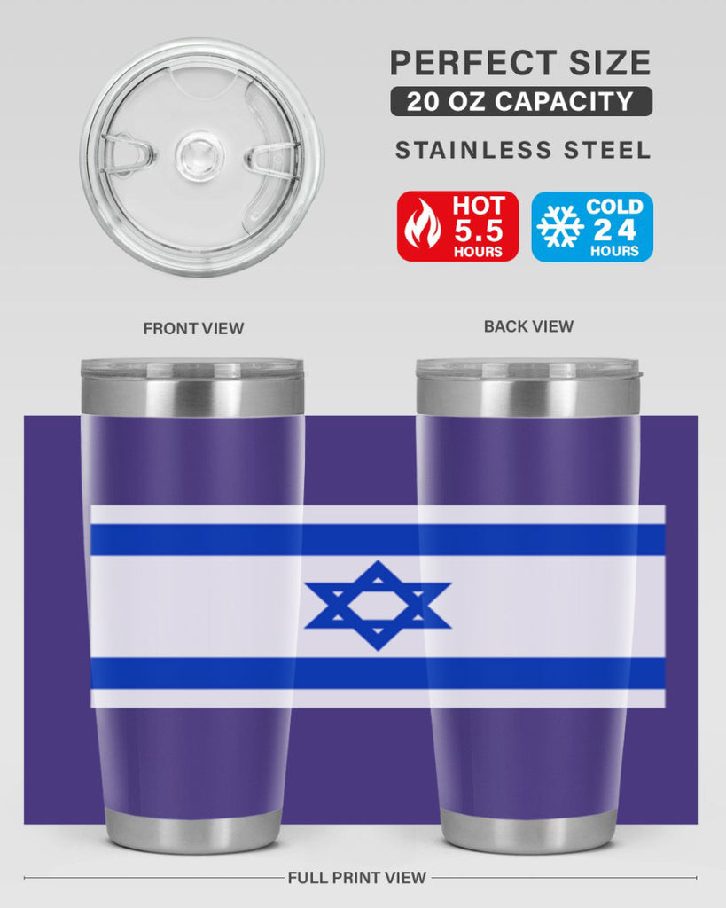 Israel 116#- world flags- Tumbler