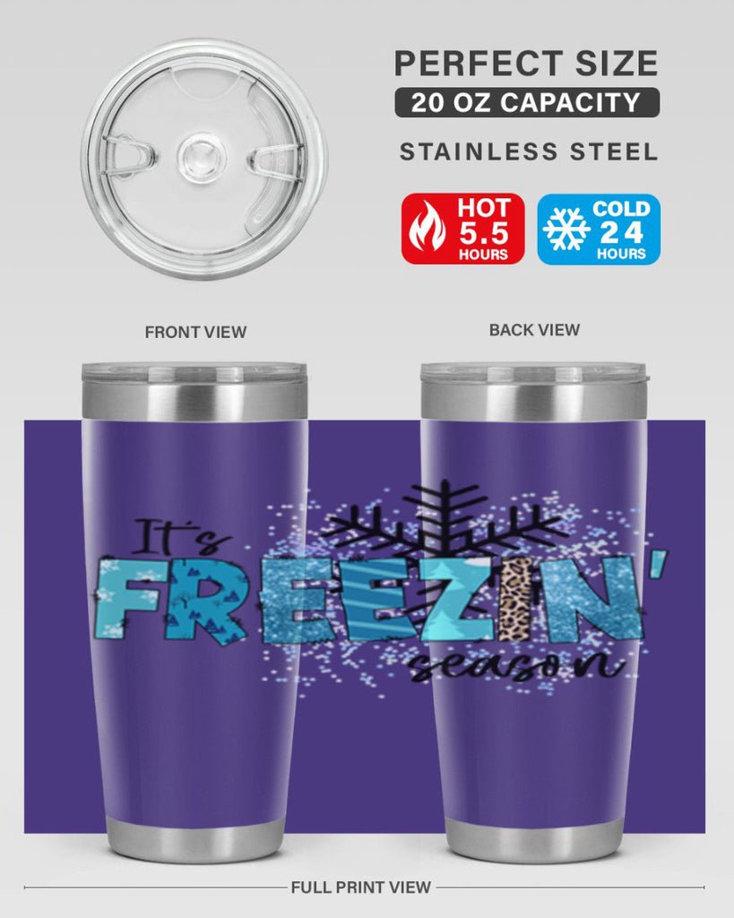 It s freezin season 266#- winter- Tumbler