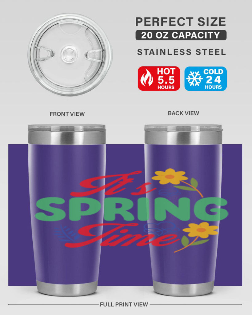 It's Spring Time 277#- spring- Tumbler