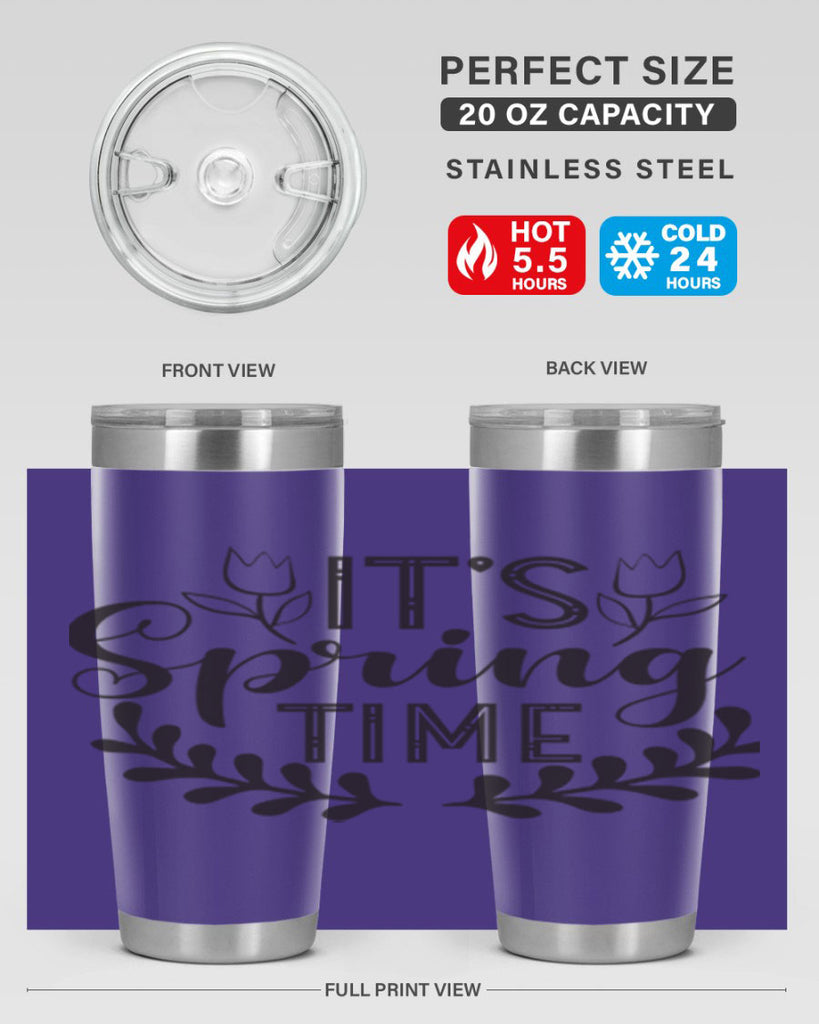 It's spring time281#- spring- Tumbler